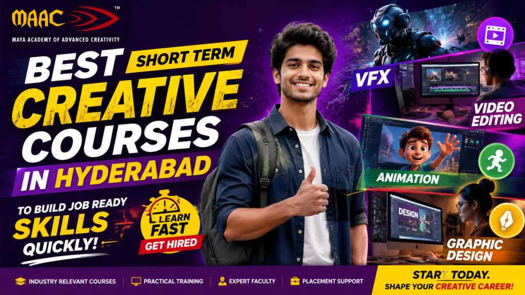 Best Short Term Creative Courses in Hyderabad to Build Job Ready Skills Quickly | MAAC Kukatpally
